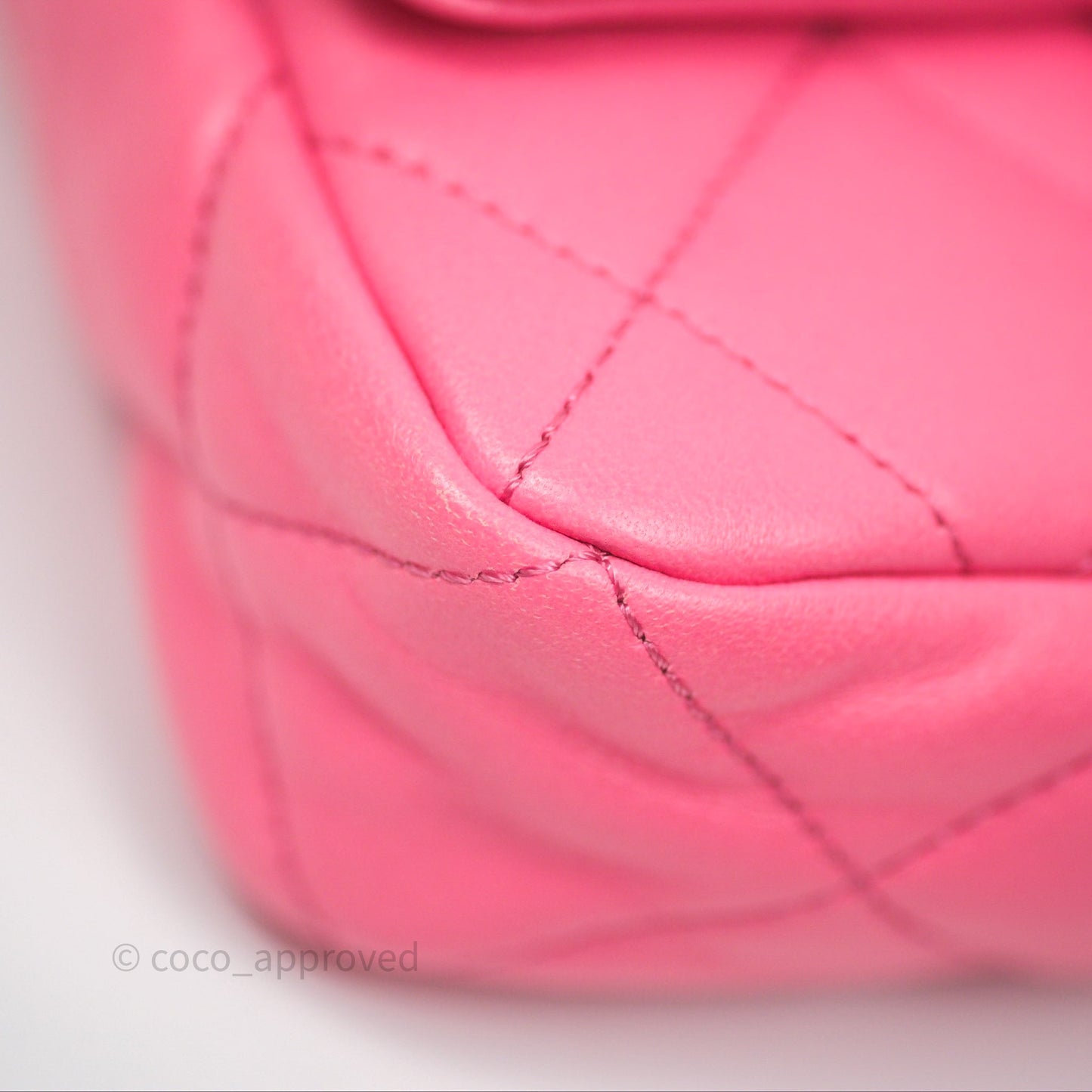Chanel Quilted Mini CC Funky Town Flap Pink Lambskin Aged Gold Hardware