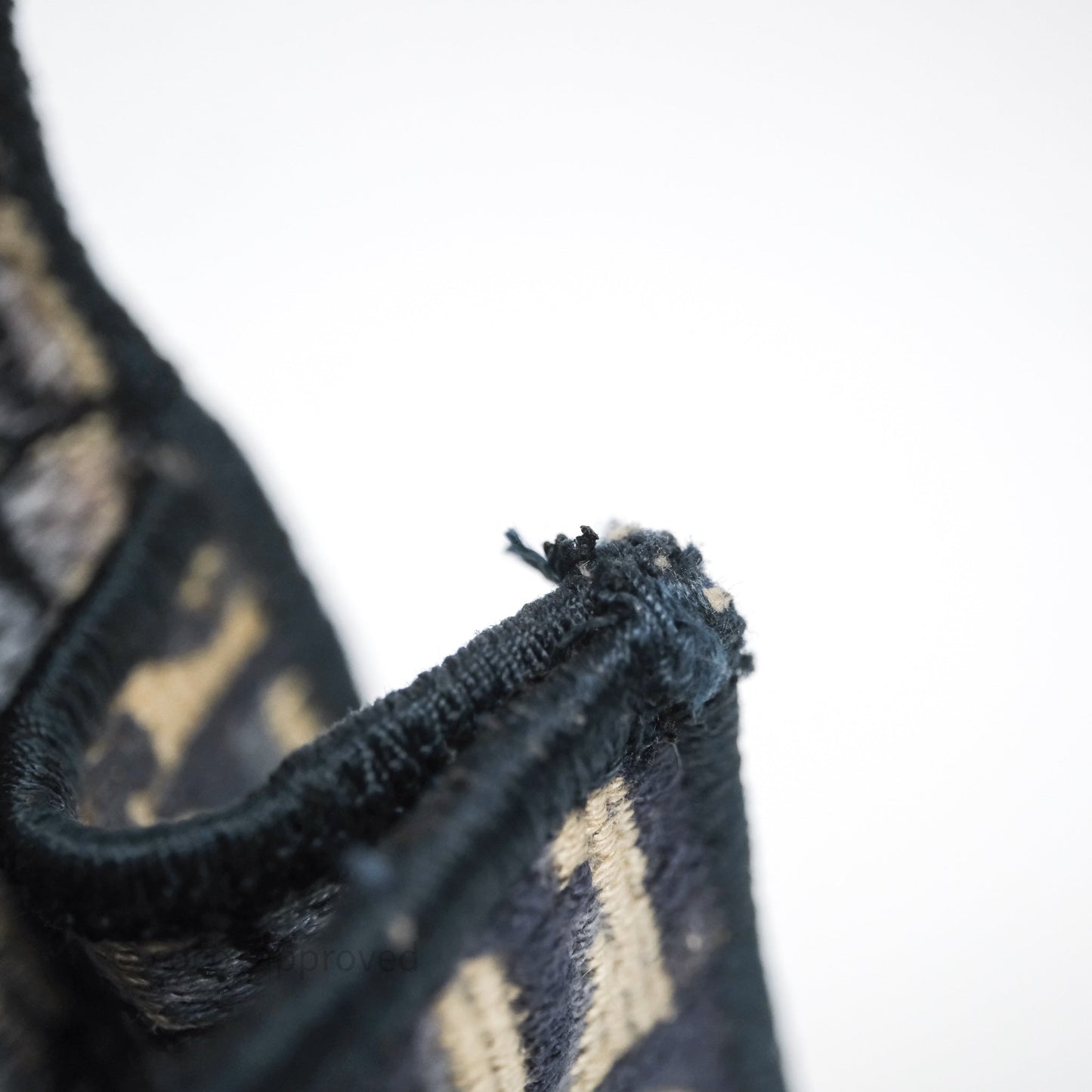 Christian Dior Navy Oblique Slim Saddle Pouch
