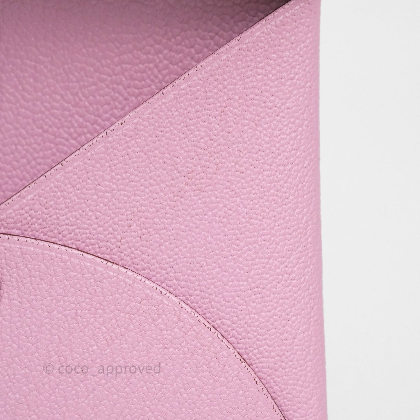 Hermès Calvi Card Holder Mauve Sylvestre Chèvre Mysore