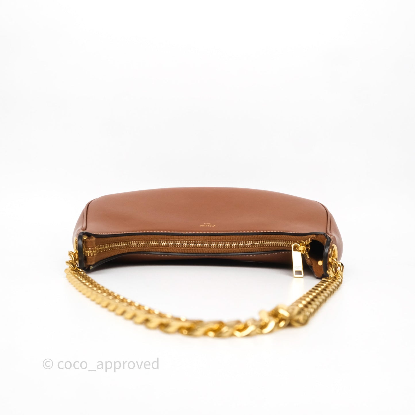 Celine Medium Ava Chain Bag Tan Calfskin