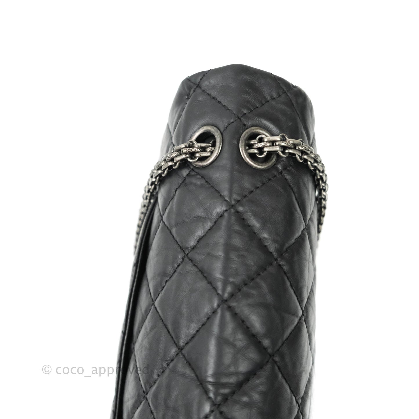 Chanel Reissue Quilted Aged Calfskin Black Aged Ruthenium Hardware 227