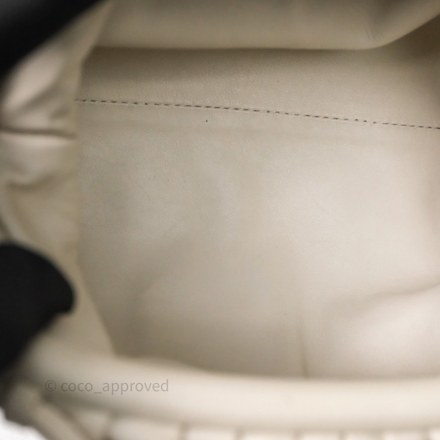 Bottega Veneta The Mini Pouch Ivory Calfskin