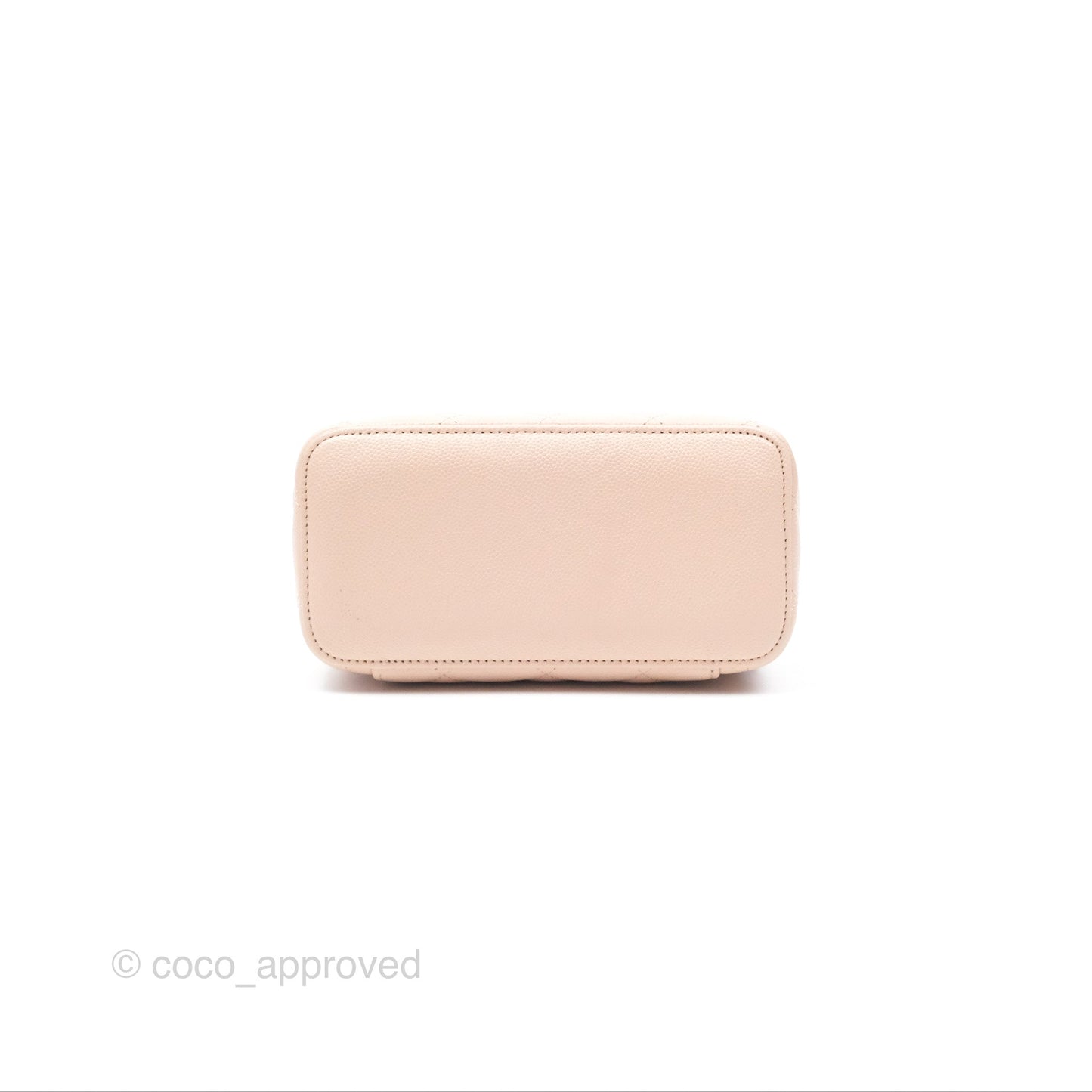 Chanel Vanity Rectangular With Chain Pink Caviar Gold Hardware