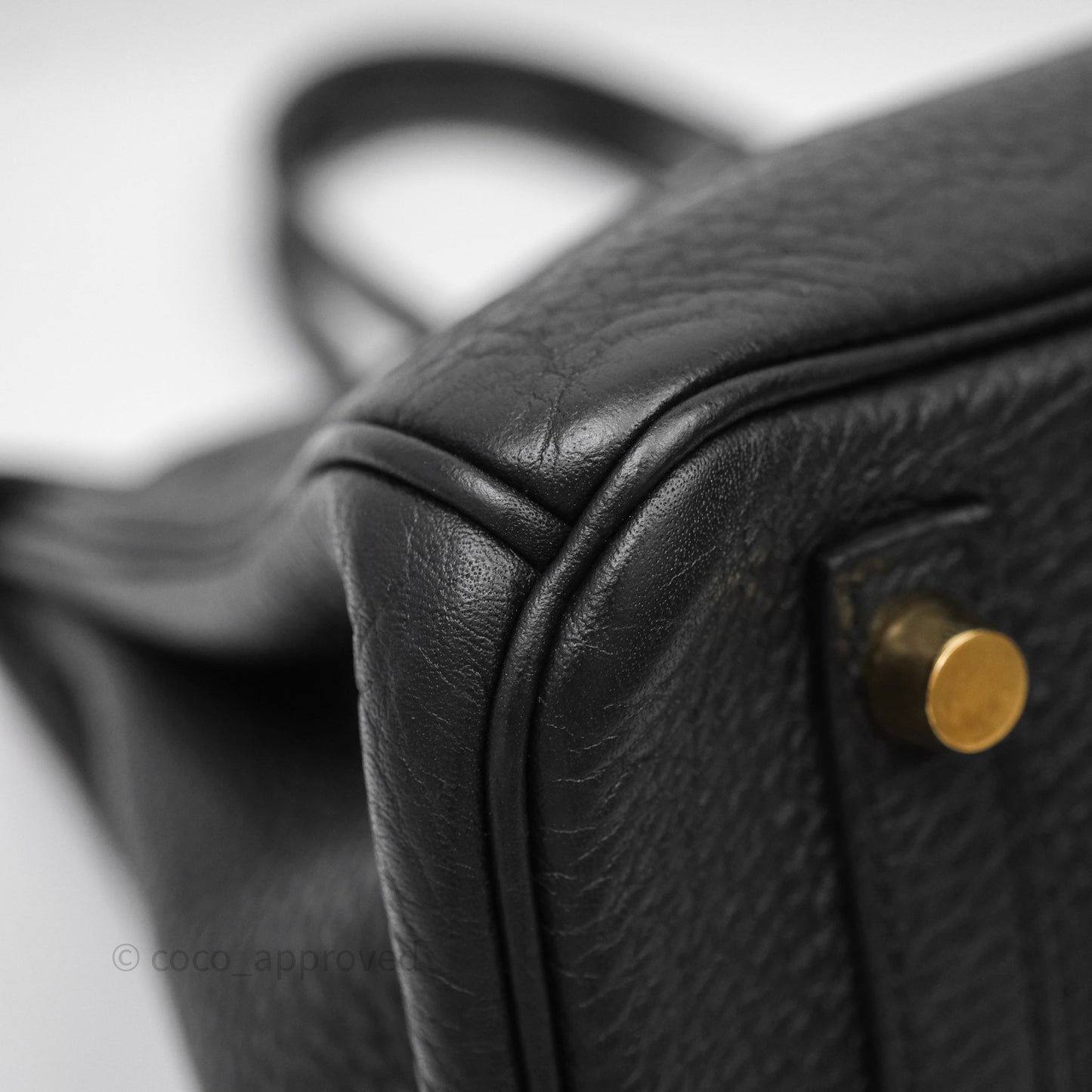 Hermès Birkin 30 Black Noir 89 Clemence Gold Hardware