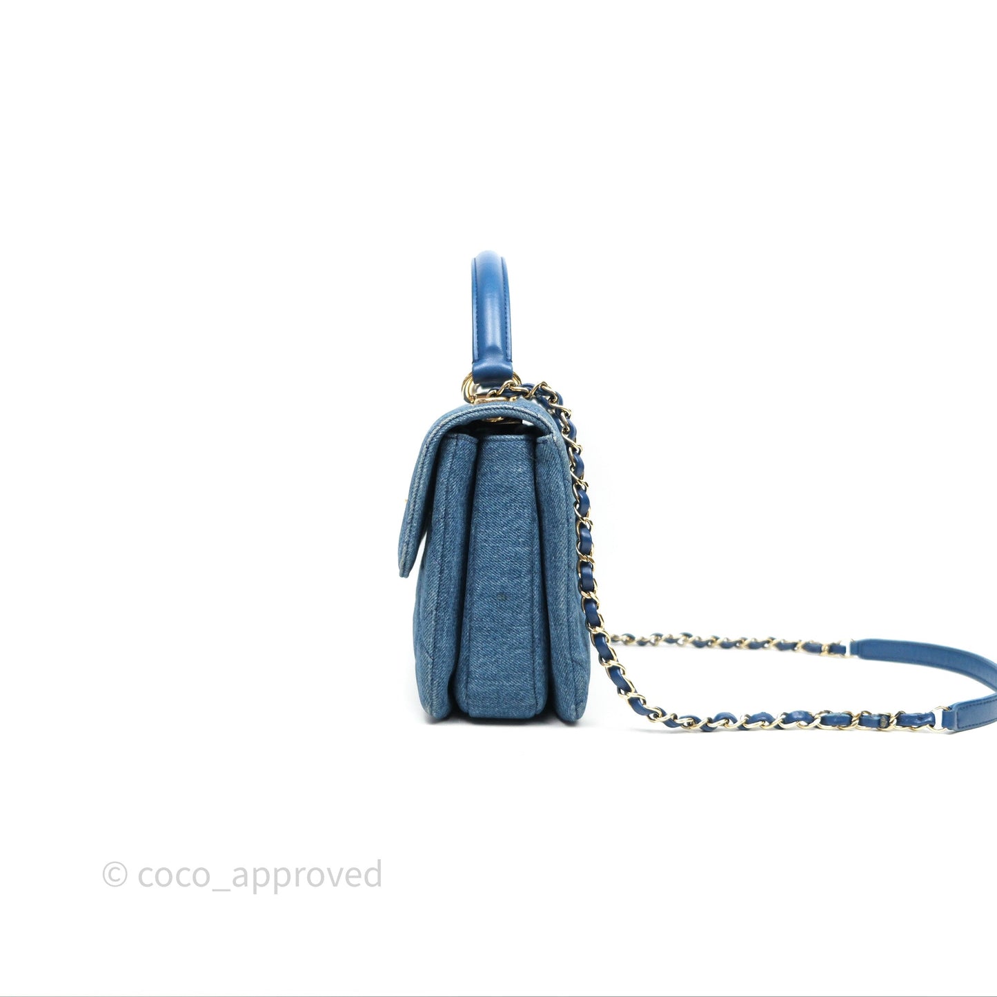 Chanel Small Trendy CC Denim Gold Hardware