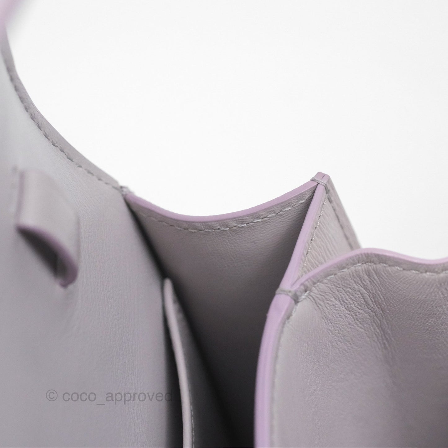 Celine Teen Classic Box Flap Lavender Grey Liege Calfskin