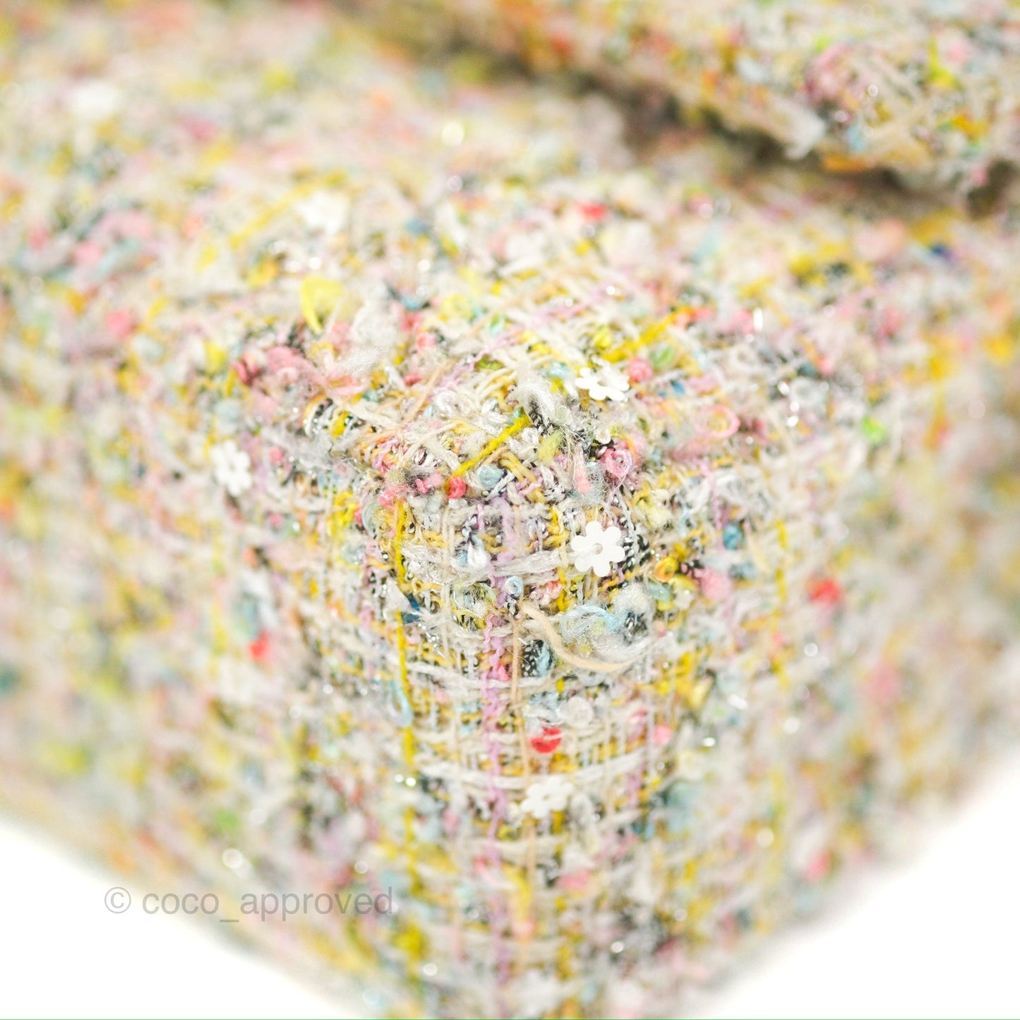 Chanel Reissue Tweed Pastel Garden Party Flap