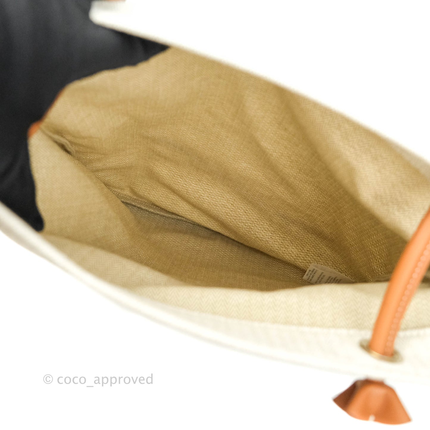Hermès Aline Canvas Tote Bag