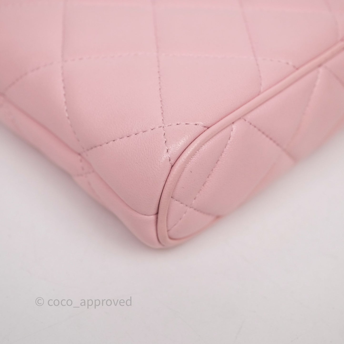 Chanel Quilted Hobo With CC Adjustable Chain Pink Lambskin Aged Gold Hardware
