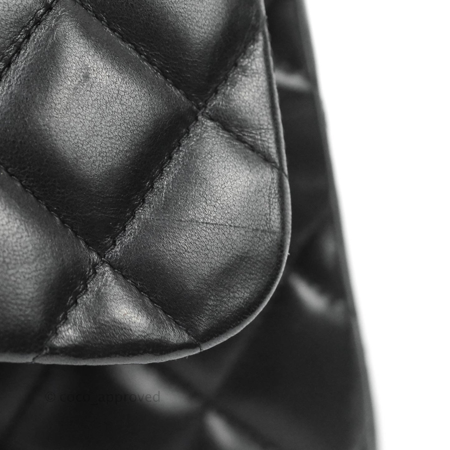 Chanel Jumbo Single Flap Black Lambskin Gold Hardware⁣⁣