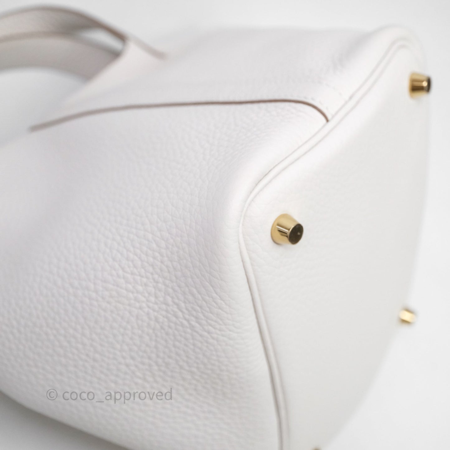 Hermes Picotin Lock 18 Gris Pale M4 Clemence Gold Hardware