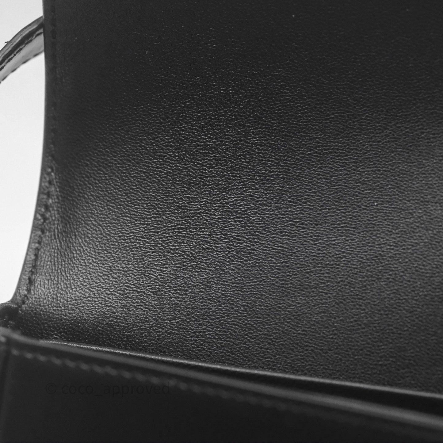 Celine Triomphe Shoulder Bag Black Calfskin