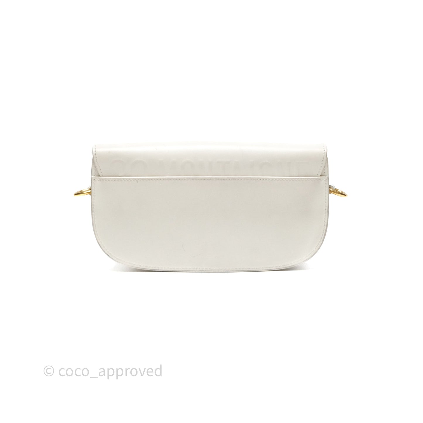 Christian Dior Bobby East-West Bag Calfskin White