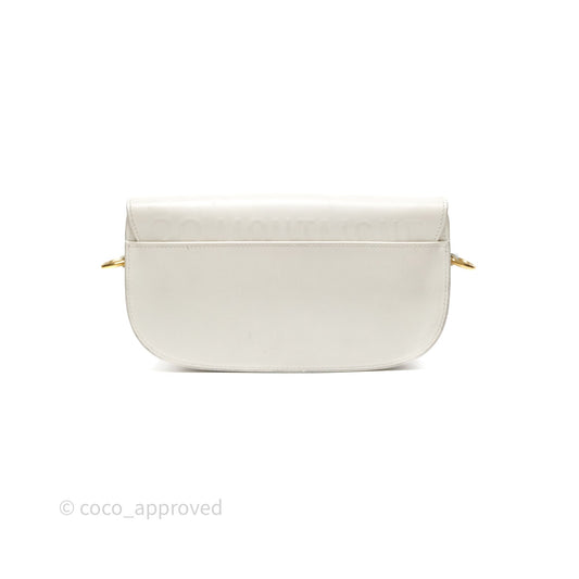 Christian Dior Bobby East-West Bag Calfskin White