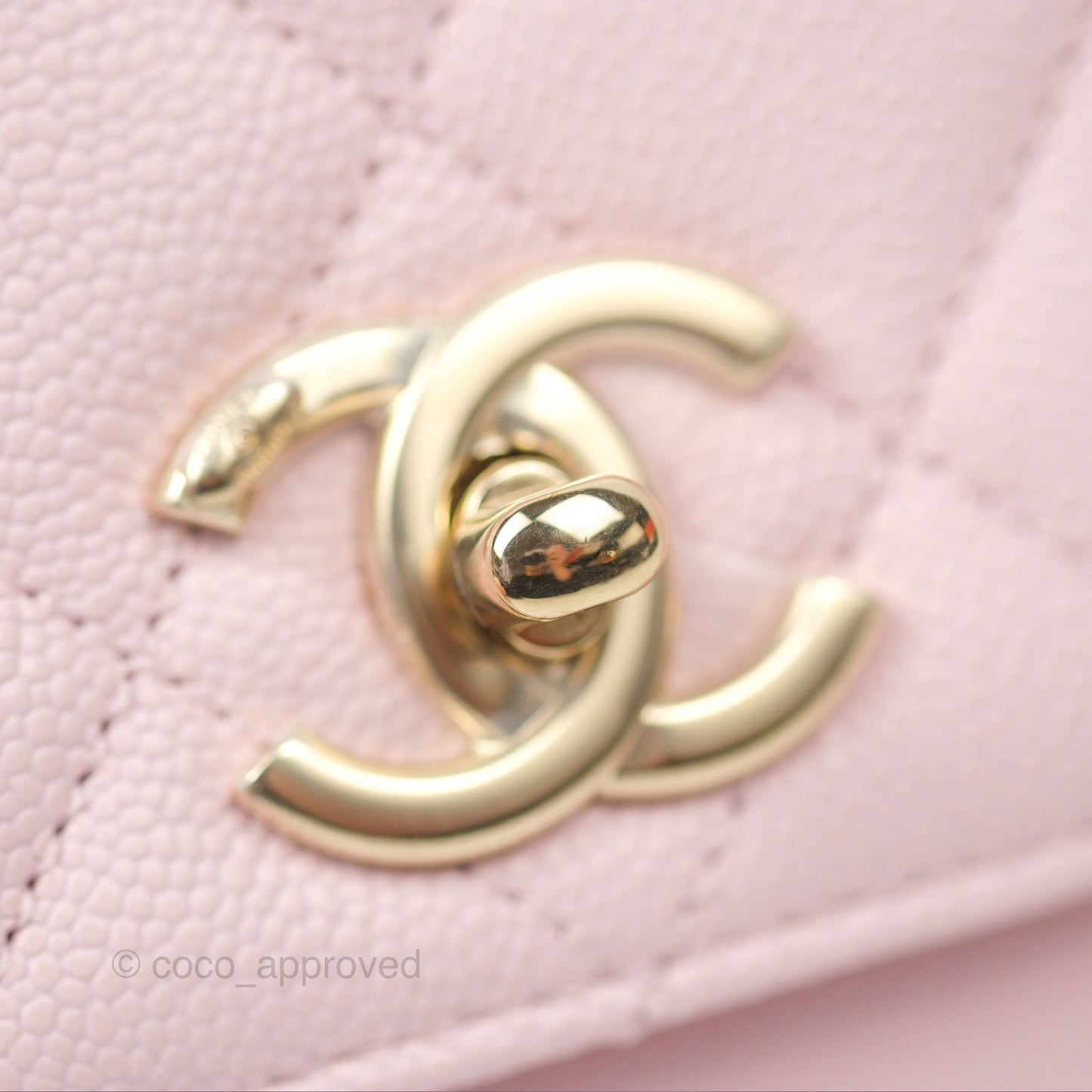Chanel Quilted Small Business Affinity Flap Light Pink Caviar Gold Hardware
