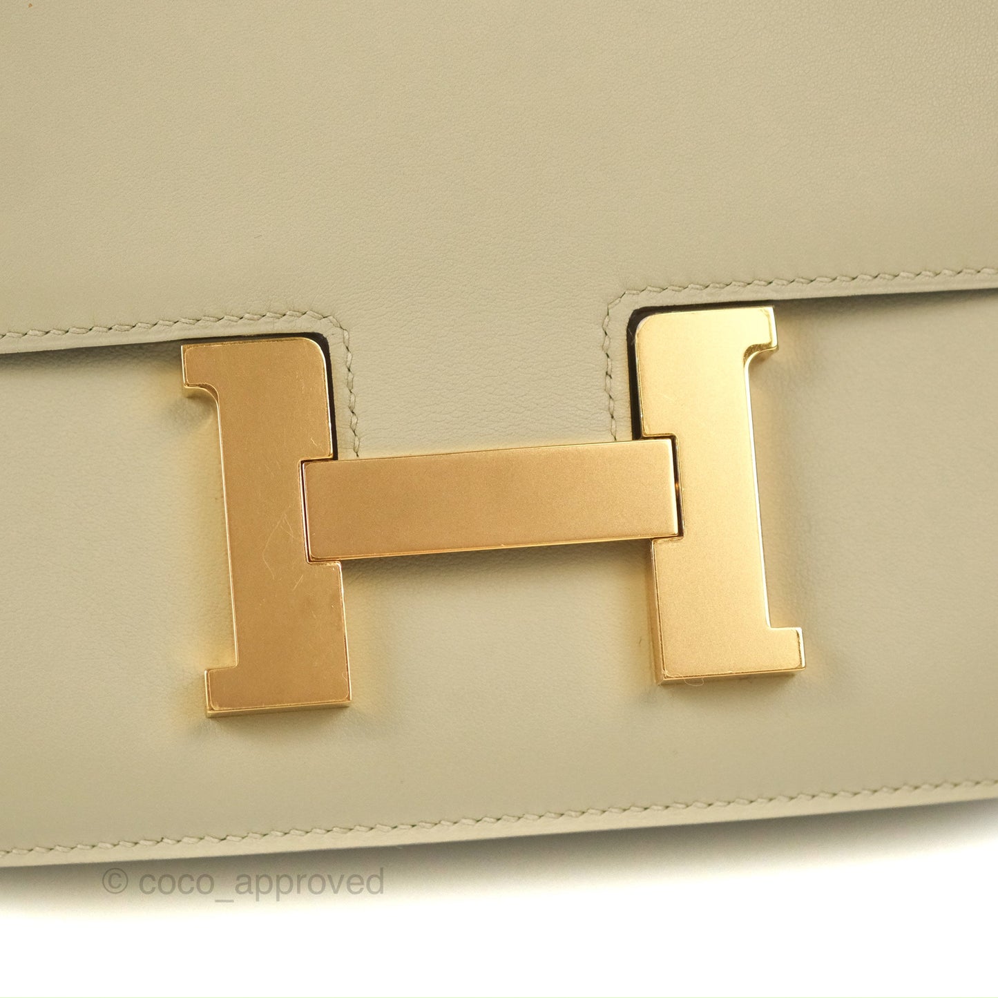 Hermès Constance 24 Sauge Swift Gold Hardware