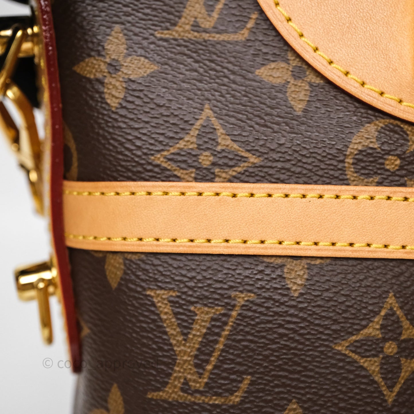 Louis Vuitton Duffle Bucket Bag Monogram Canvas