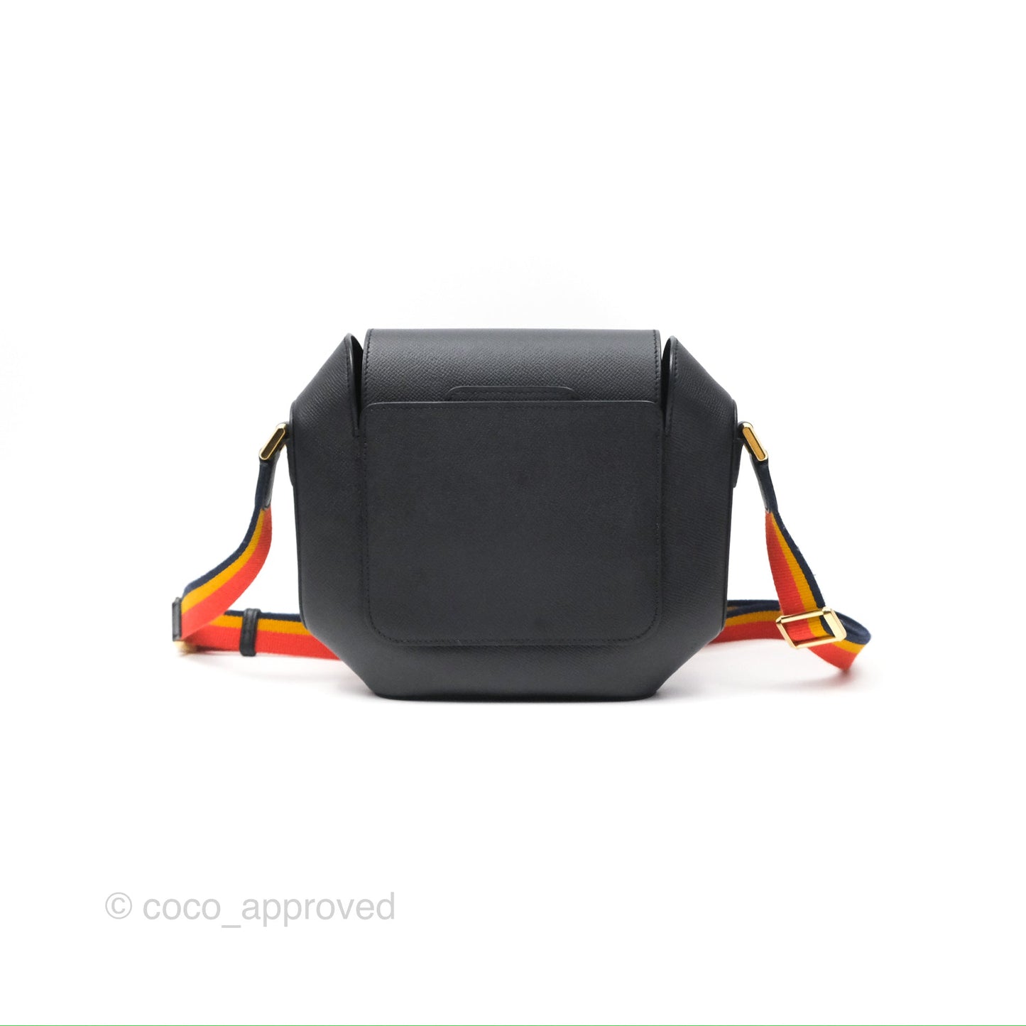 Hermes Octogone 23 Black Epsom