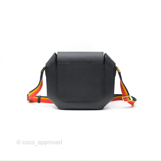Hermes Octogone 23 Black Epsom
