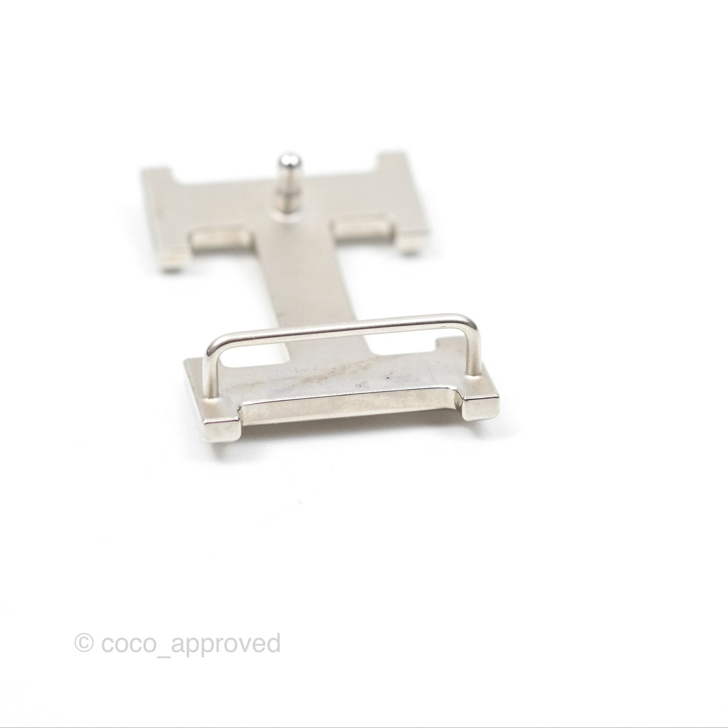 Hermès H Belt Buckle & Reversible Strap Black Palladium Hardware