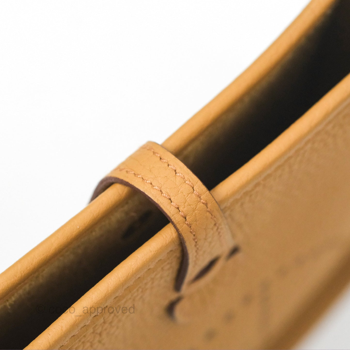 Hermès Mini Evelyne 16 Biscuit 48 Camel Clemence Gold Hardware