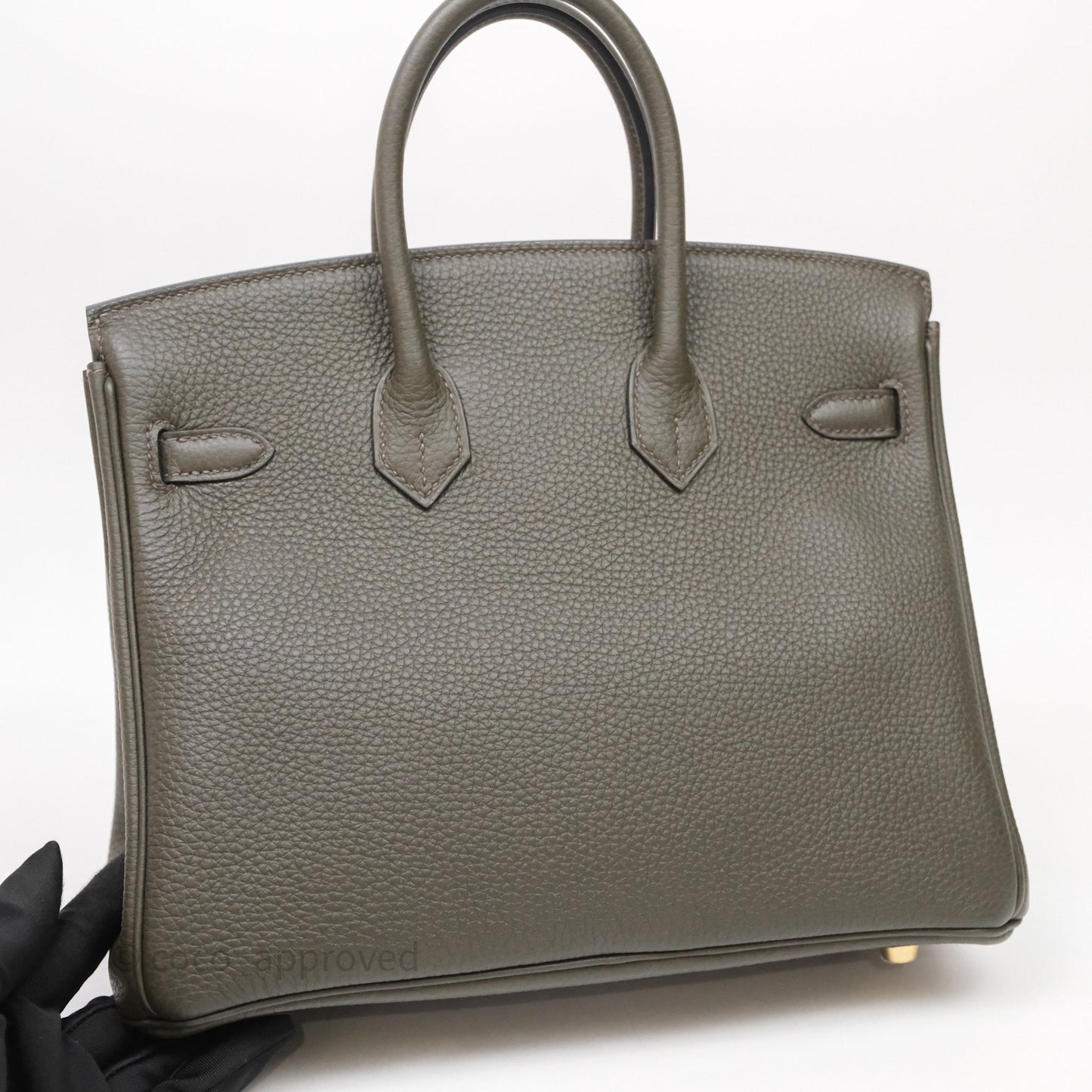 Hermès Birkin 25 Vert De Gris Togo Gold Hardware
