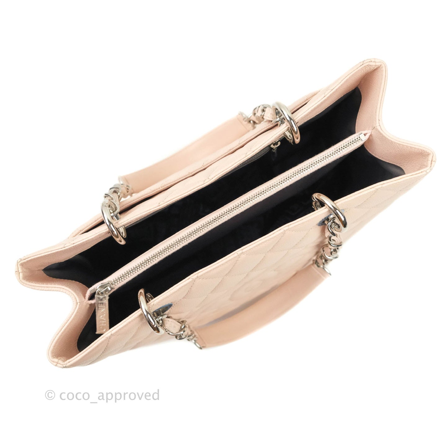 Chanel GST Pink Caviar Silver Hardware