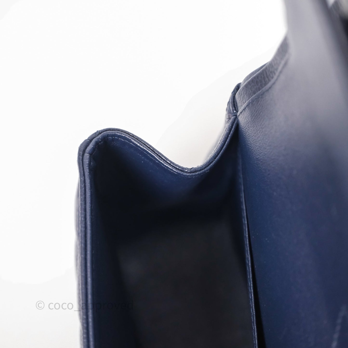 Chanel Jumbo Double Flap Navy Caviar Silver Hardware⁣⁣
