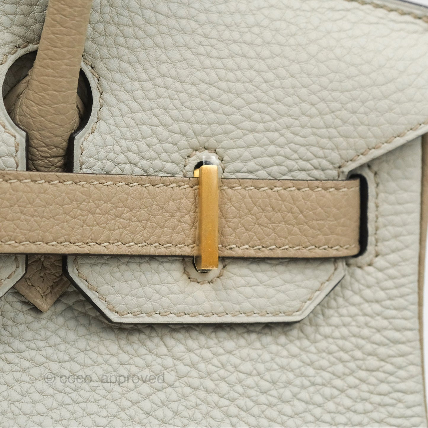 Hermès Birkin 30 Retourne Togo Gold Hardware HSS Gris Perle 80 Gris Tourterelle