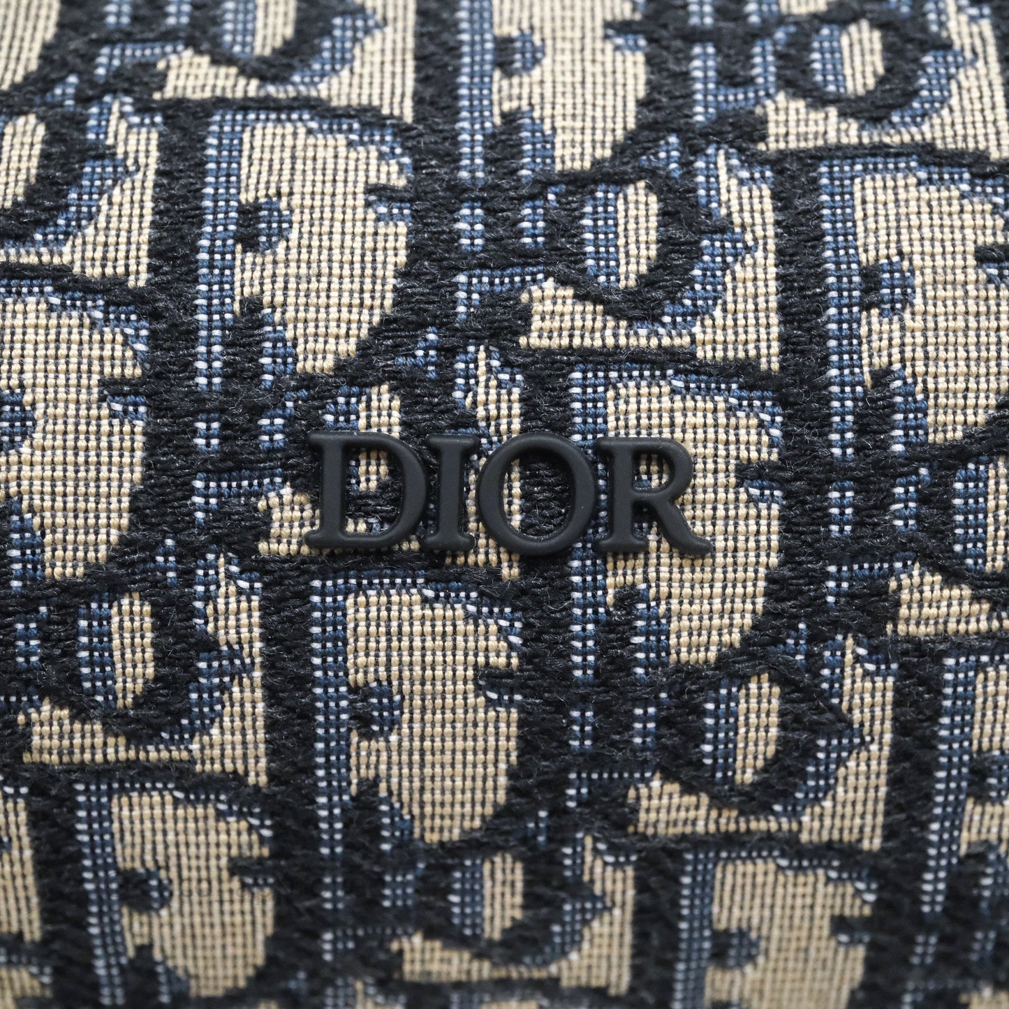 Dior Men's Mini Roller Messenger Bag Oblique Jacquard