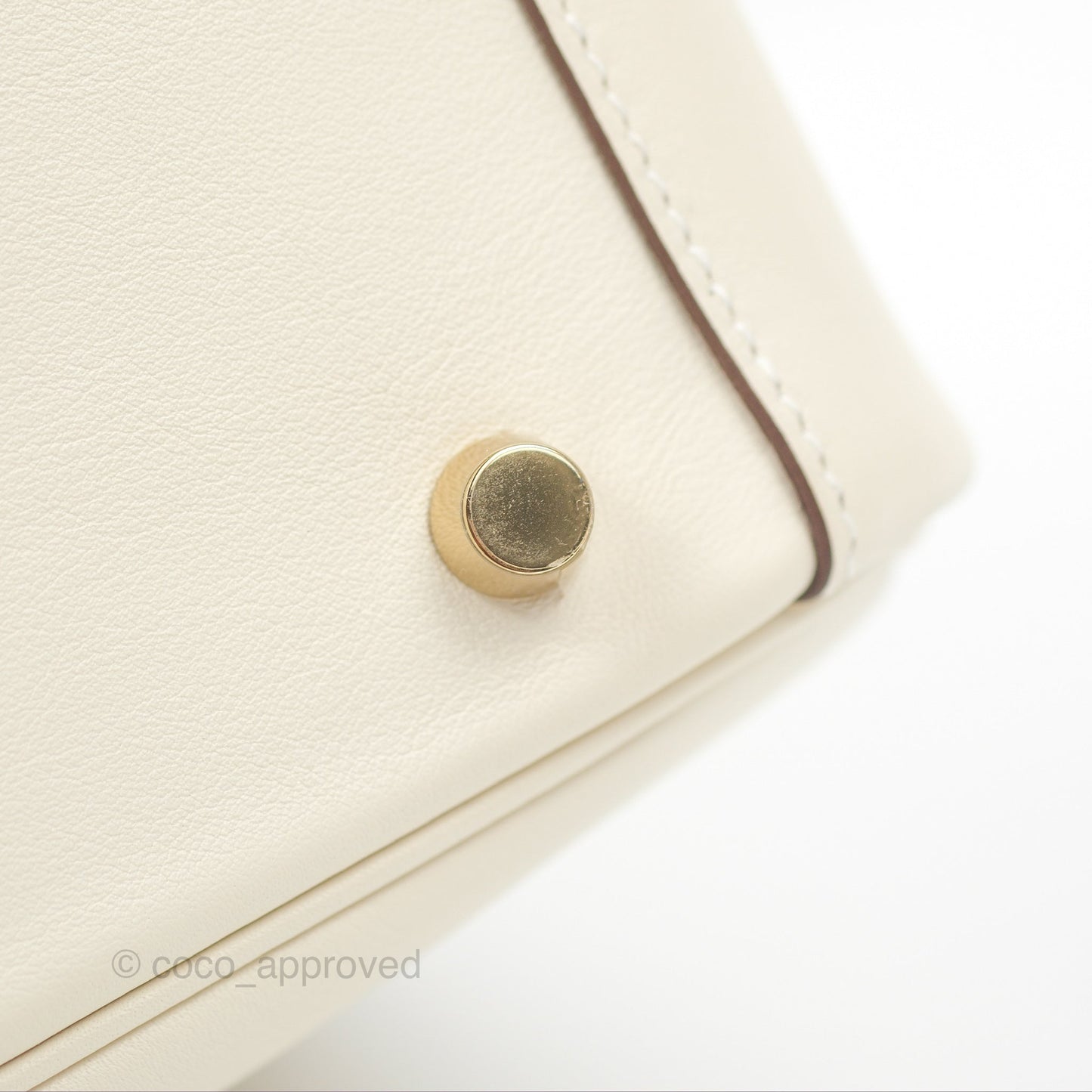 Hermès Lindy 26 Nata/Lime Swift Gold Hardware