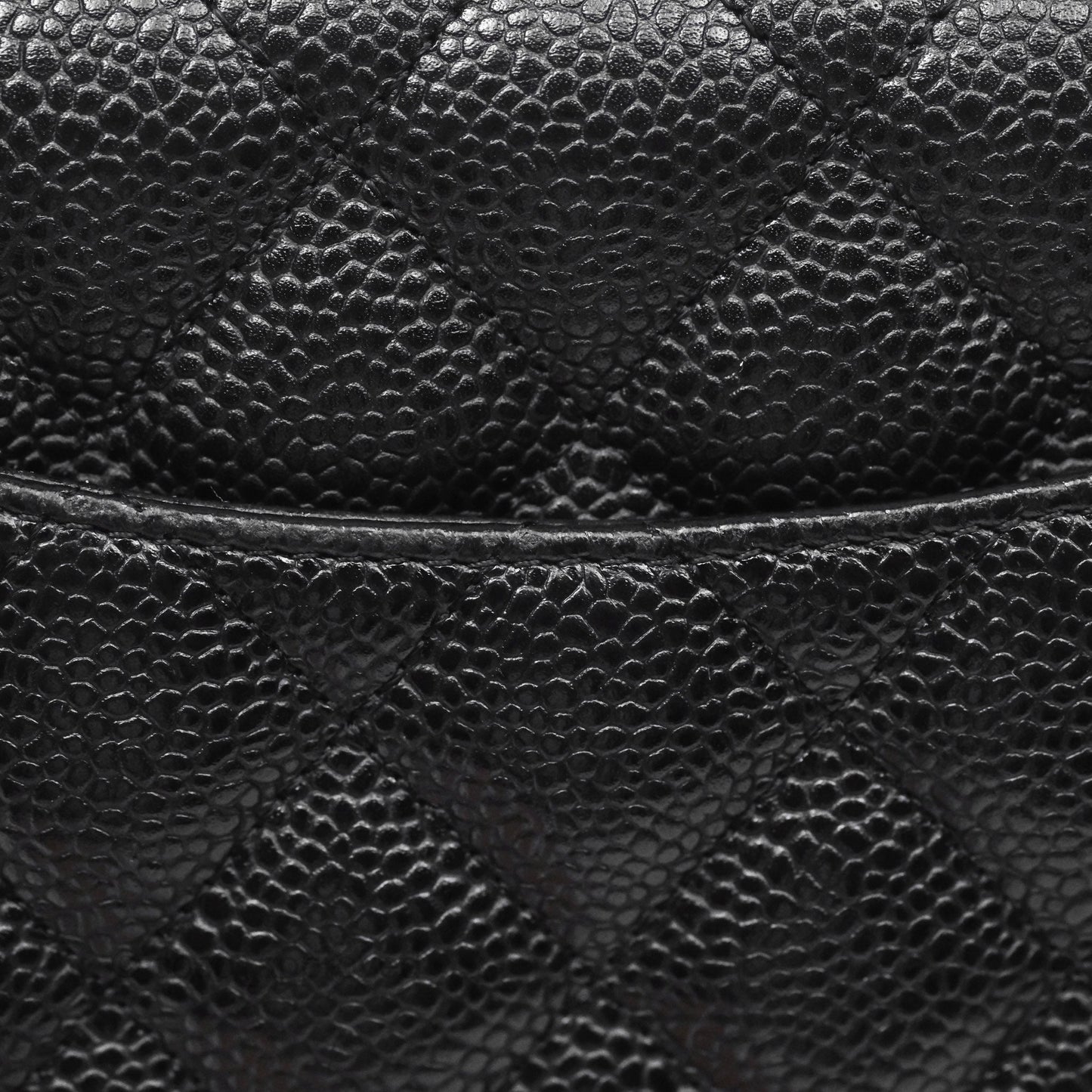 Chanel Classic Wallet On Chain WOC Quilted Black Caviar Gold Hardware
