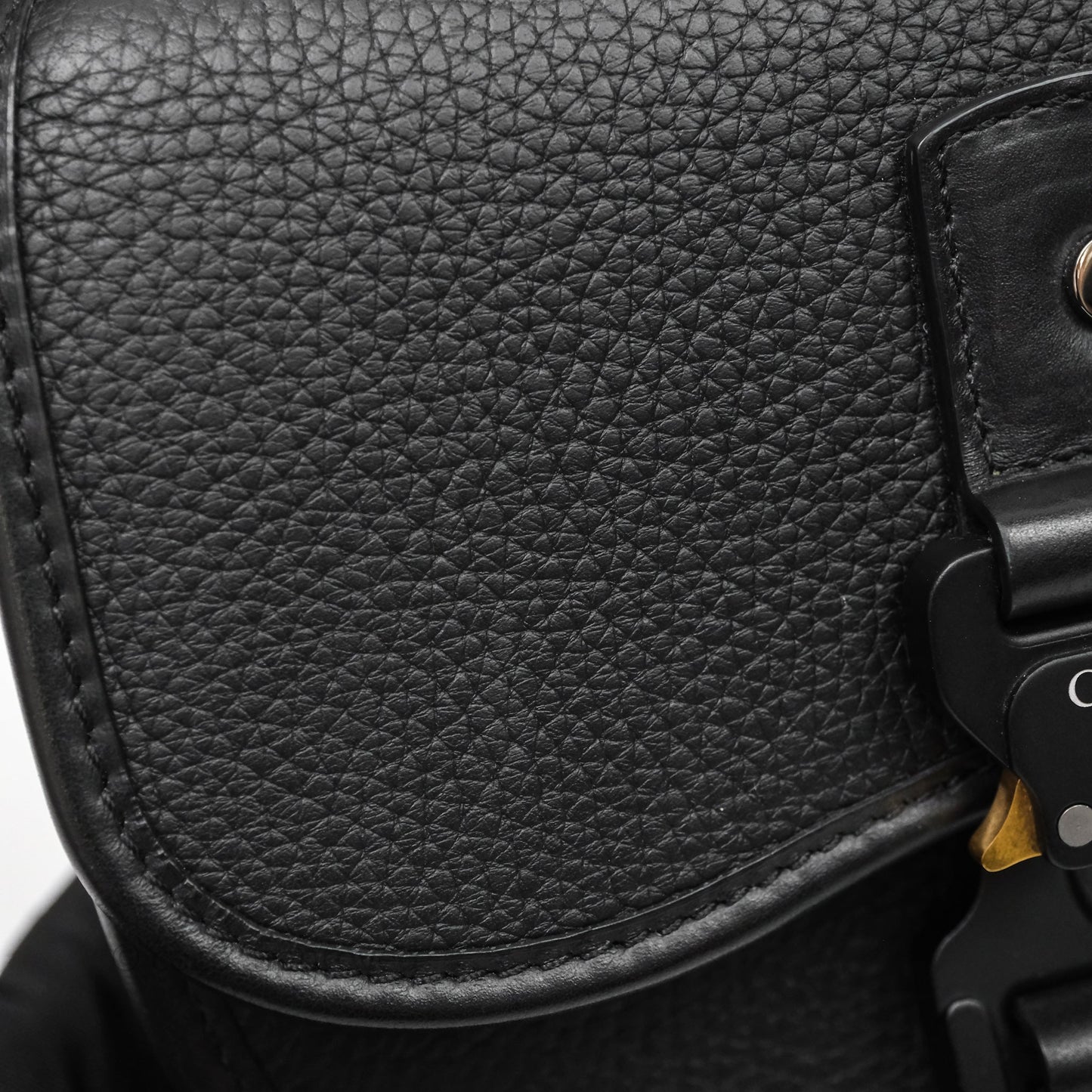 Dior Men's Mini Gallop Bag Black Grained Calfskin