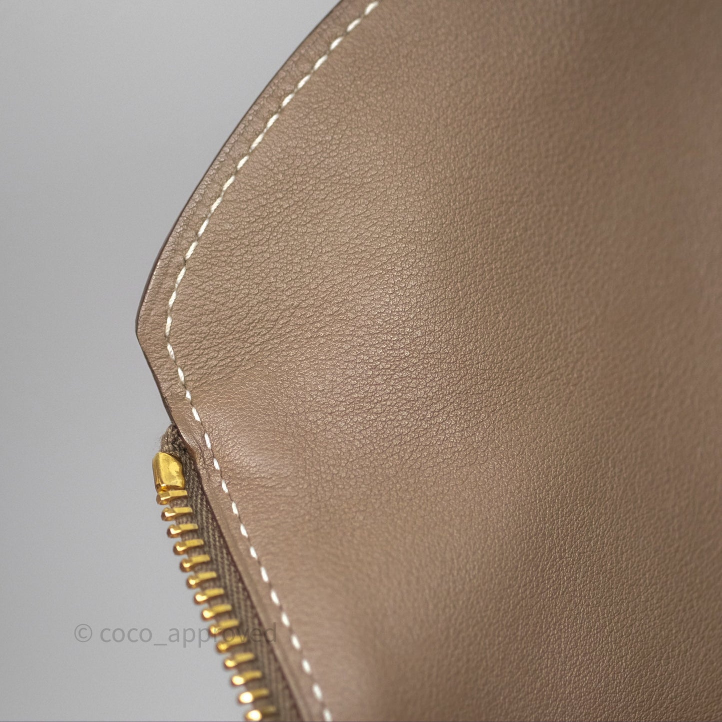 Hermès Lindy 30 Etoupe 18 Swift Gold Hardware