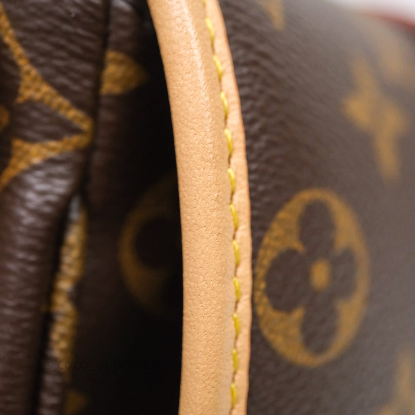 Louis Vuitton Saumur BB Monogram Bag Gold Hardware