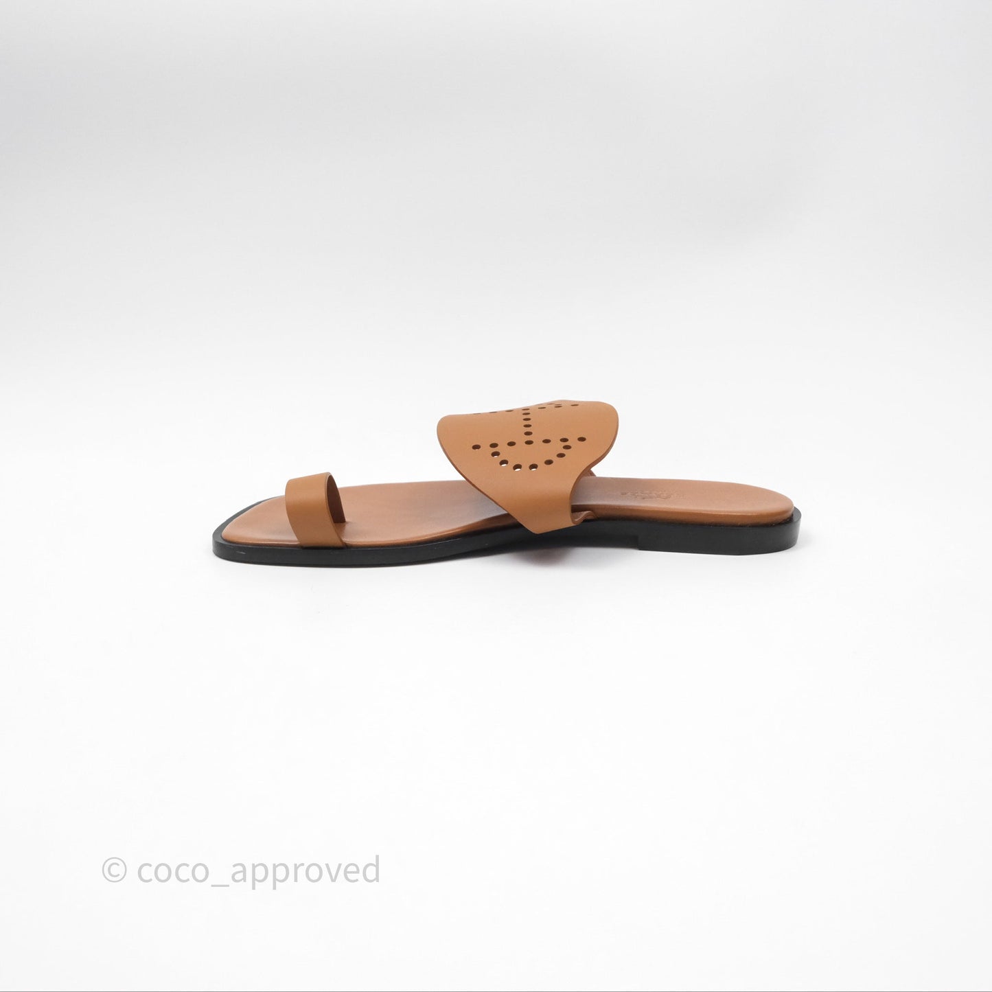 Hermès Hera Sandals Natural Calfskin Size 38