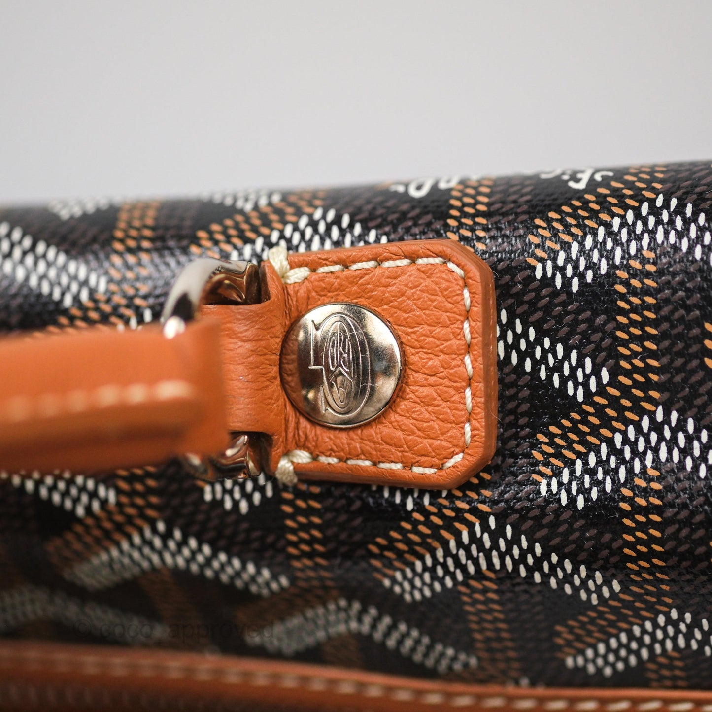 Goyard Saint Léger Backpack Black/ Tan