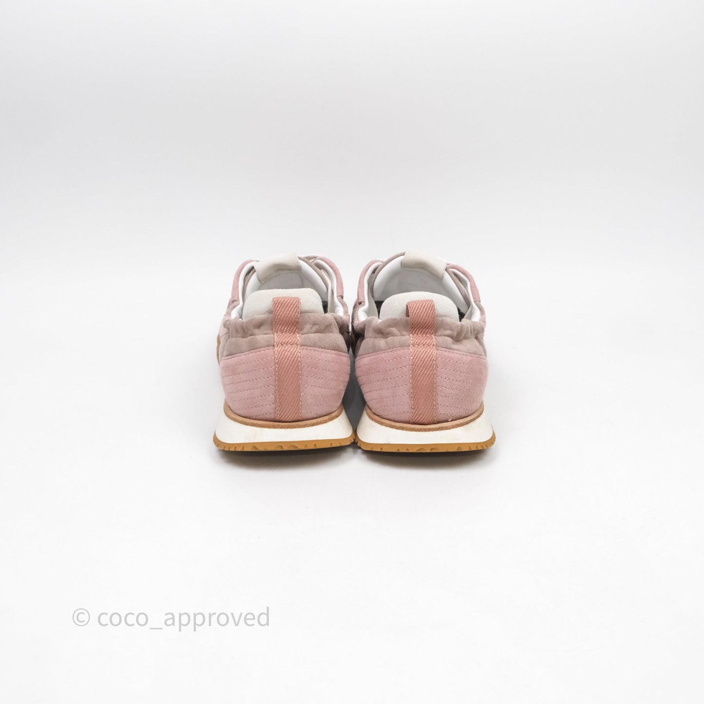 Hermès Jet Sneaker Rose Cancan /Rose Aquarelle Size 38