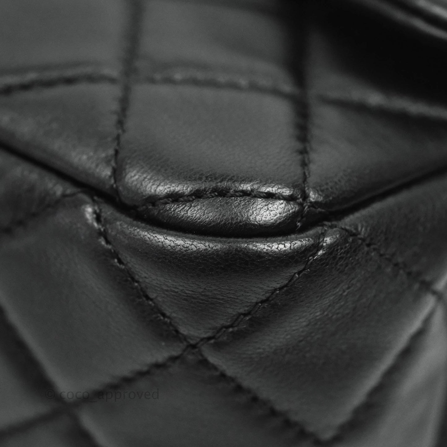 Chanel Mini Rectangular Pearl Crush Quilted Black Lambskin Gold Hardware