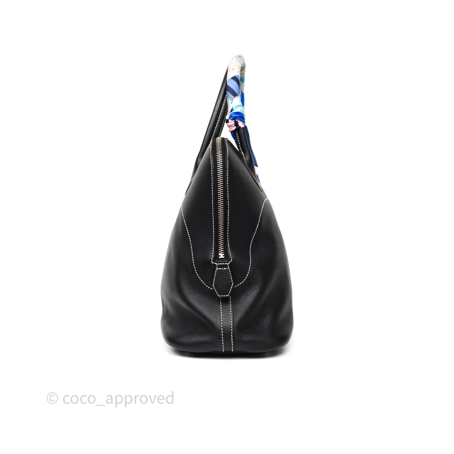 Hermès Bolide Relax 35 Black Noir 89 Epsom Palladium Hardware