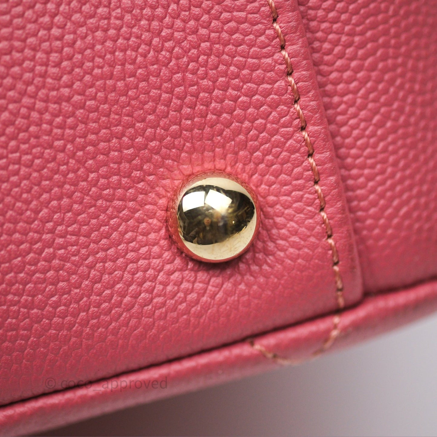 Chanel Quilted Medium Business Affinity Flap Rose Pink Caviar Gold Hardware