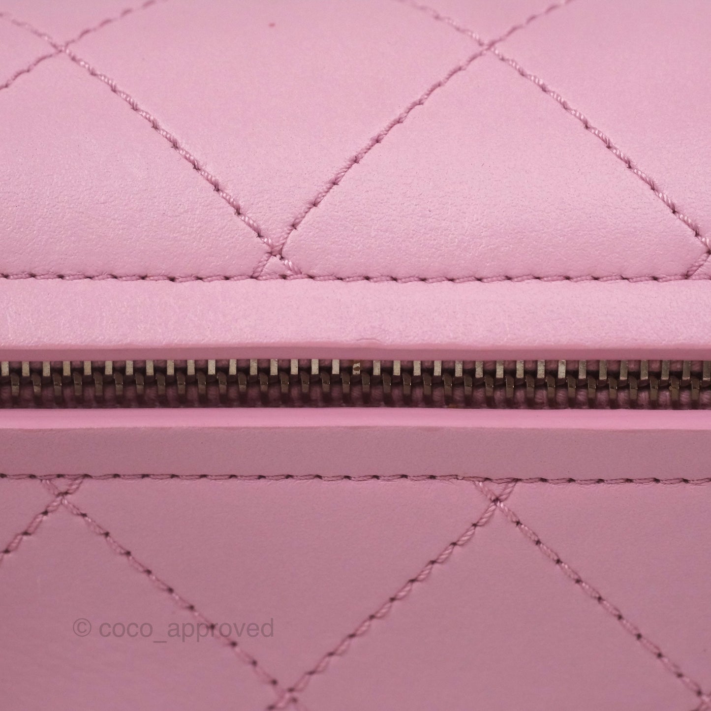 Chanel Stitched Ring My Bag Flap Crossbody Pink Calfskin Silver Hardware