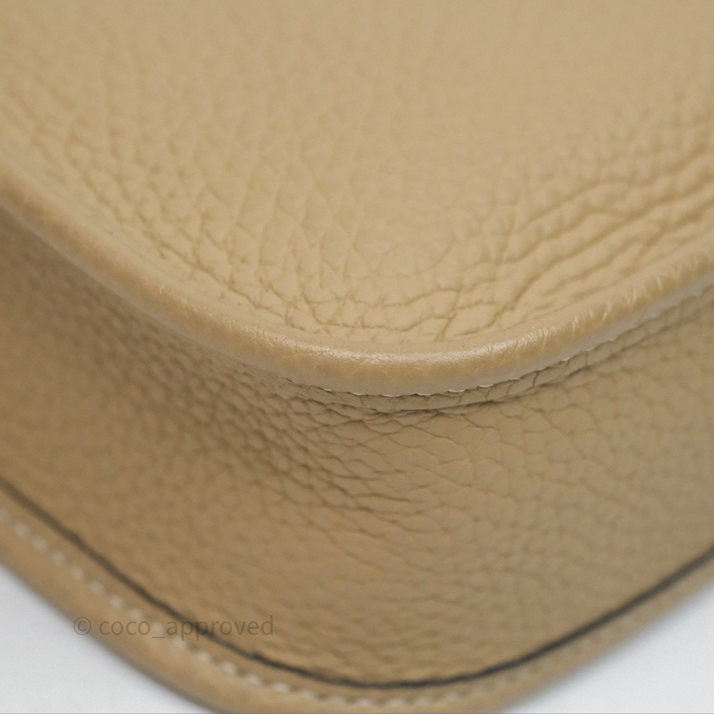 Hermès Mini Evelyne 16 Trench Clemence Palladium Hardware