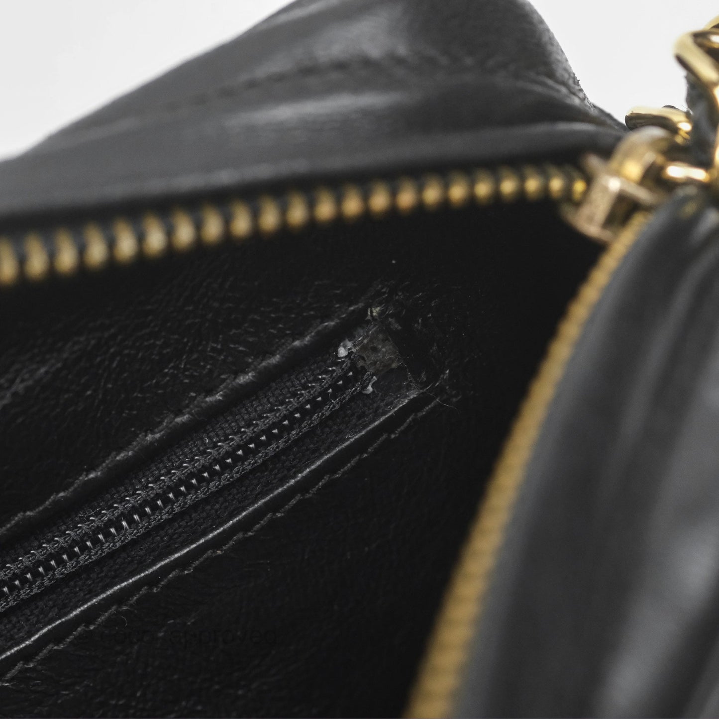 Chanel Vintage Camera Bag Black Lambskin Gold Hardware