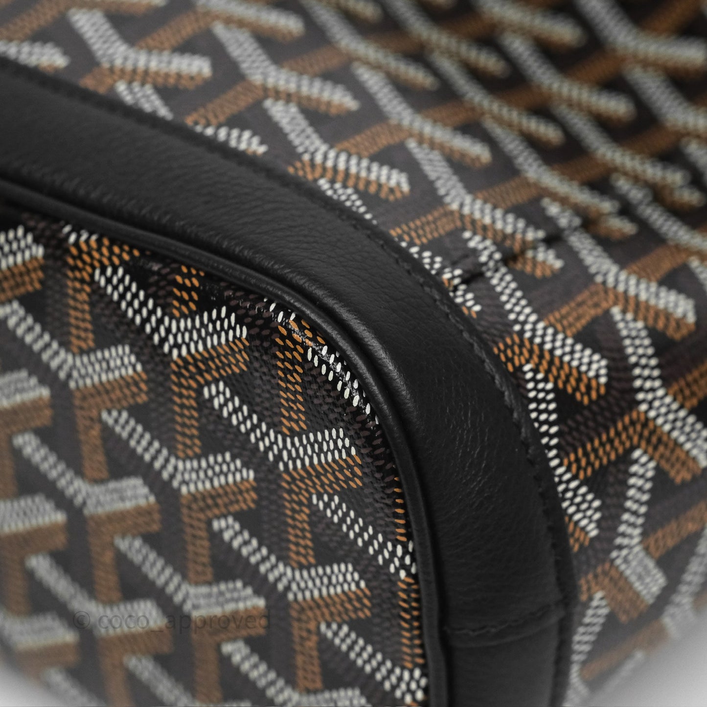 Goyard Mini Alpin Backpack Black Goyardine Calfskin