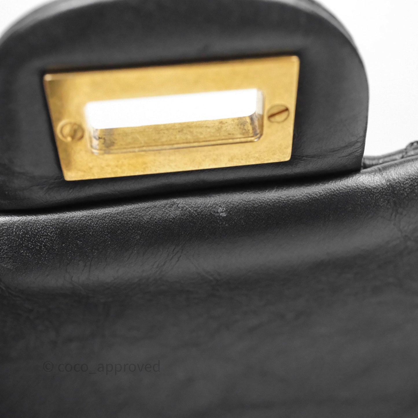 Chanel Quilted 2.55 Reissue 226 Flap Bag Black Aged Calfskin Gold Hardware