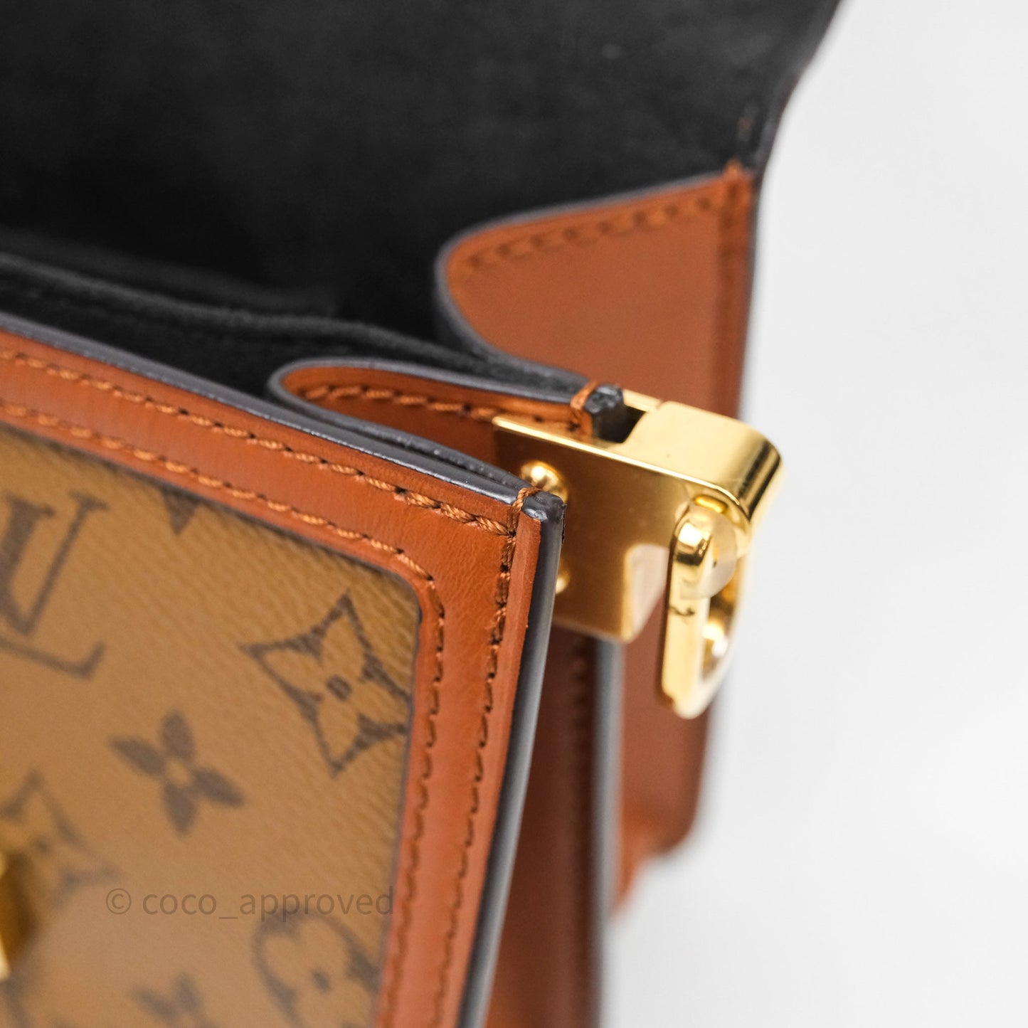 Louis Vuitton Mini Dauphine Monogram Tan Calfskin