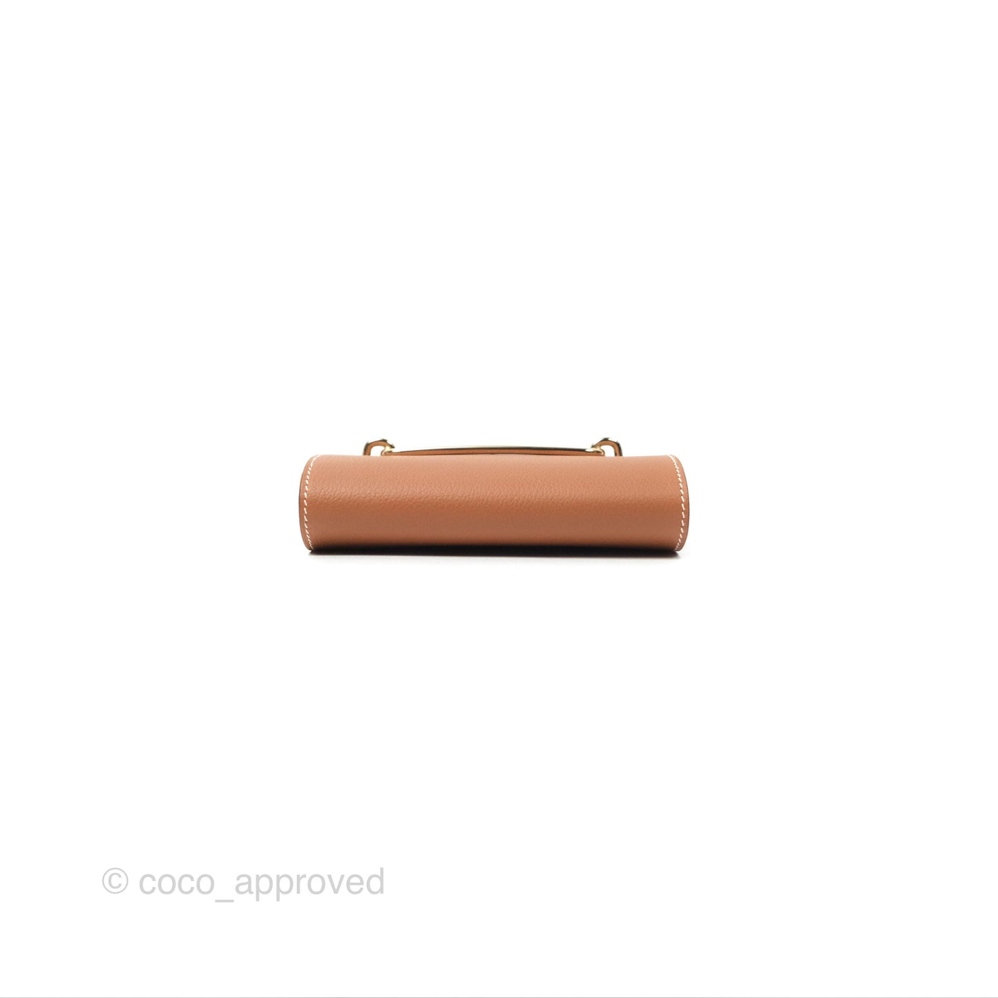 Hermès Roulis Slim Wallet Gold Evercolor Gold Hardware