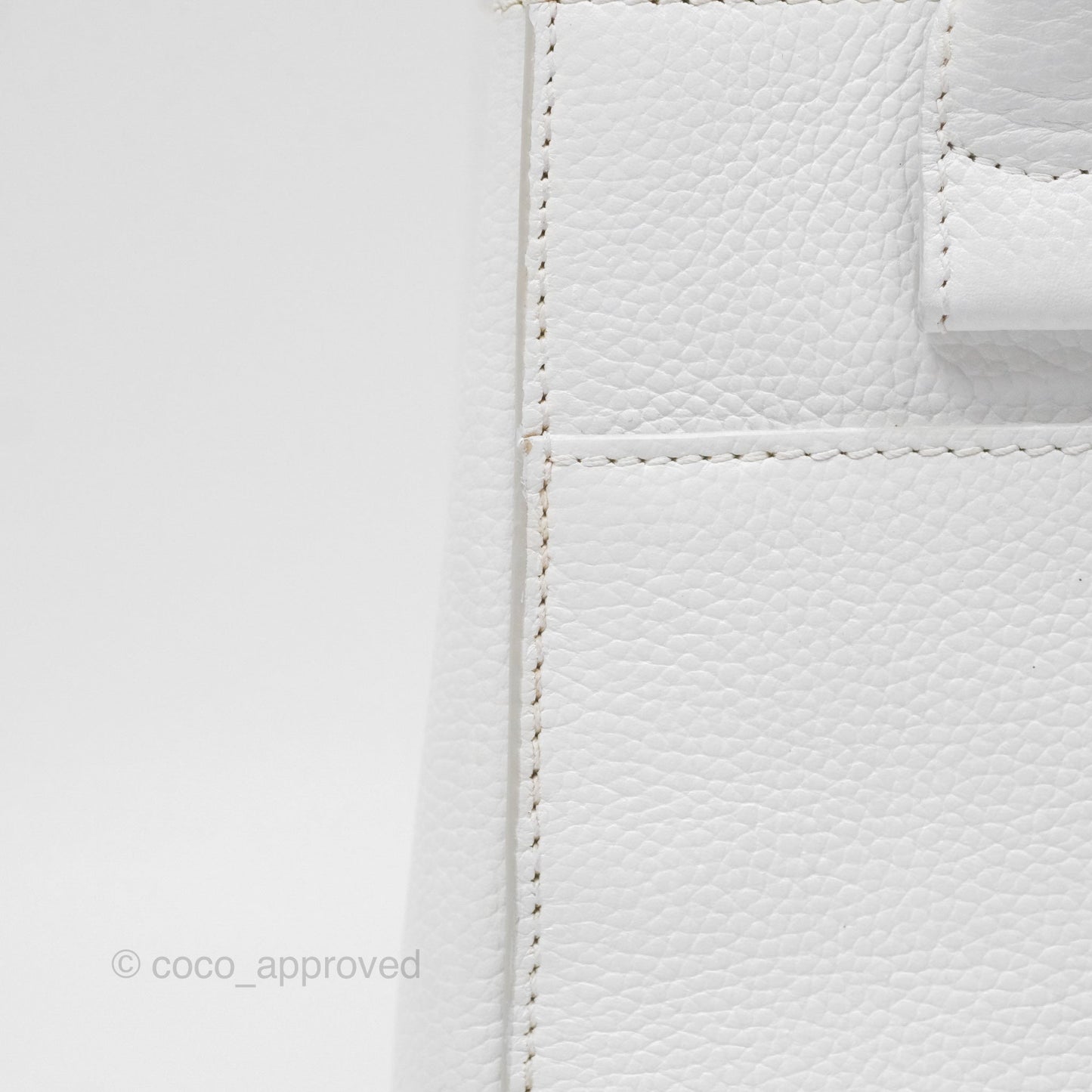 Chanel Mini Neo Executive Shopper Tote White Grained Calfskin Silver Hardware