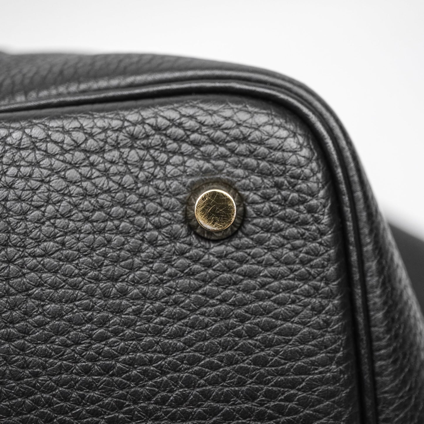Hermès Picotin 22 Black Noir 89 Clemence Gold Hardware